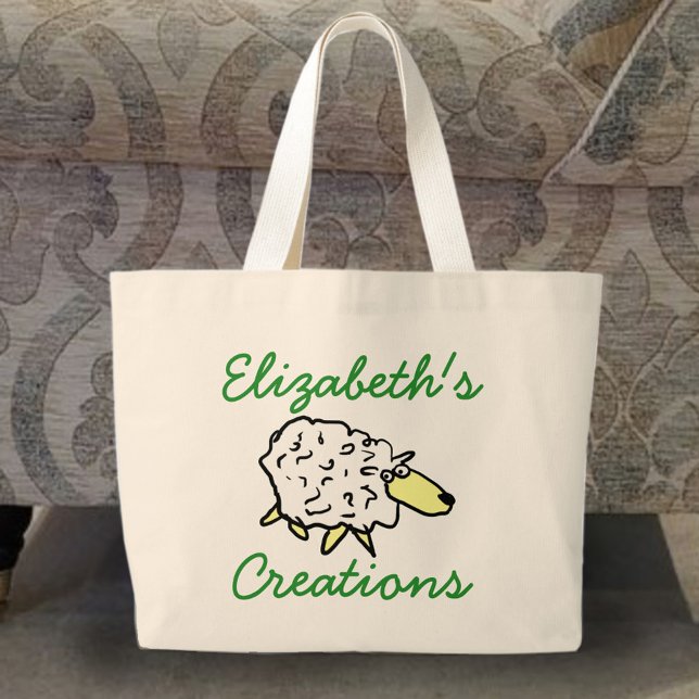 Crafter's Creations Sheep Cartoon Knitting Bag (Creator Uploaded)