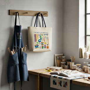 Crafters custom tote bag