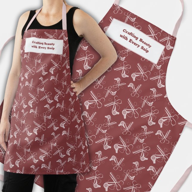 Crafting Beauty with Every Snip: Hair Salon Apron (Creator Uploaded)