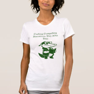 Crafting Compelling Narratives Writer Design T-Shirt