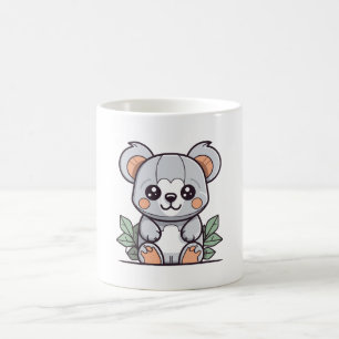 Crafting Kawaii Magic Koala Vector Coffee Mug
