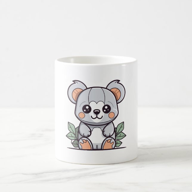 Crafting Kawaii Magic Koala Vector Coffee Mug (Center)