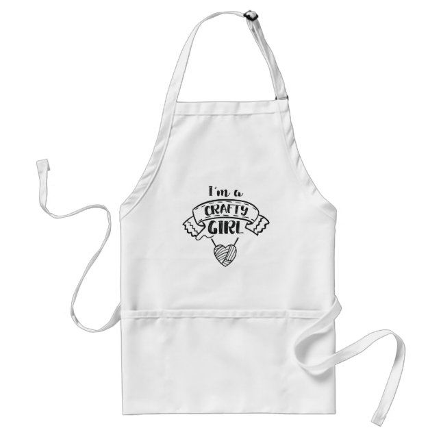 Crafting Quote Girls Teen Women Crafting Lover Standard Apron (Front)