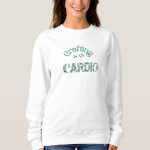 Crafting The Ultimate Workout Typography  Sweatshirt