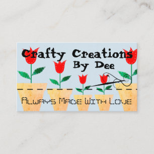 Crafts, Sewing, Hand Made Business Cards