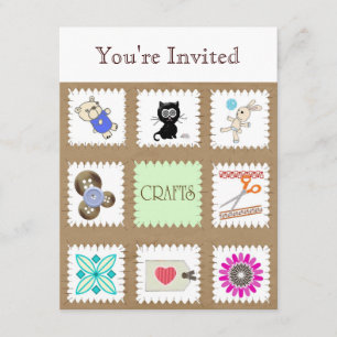 Crafts, You're Invited Invitation