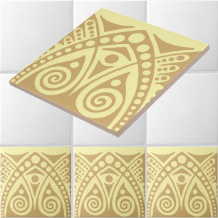 Craftsman Art Deco Style Customisable Colours Tile