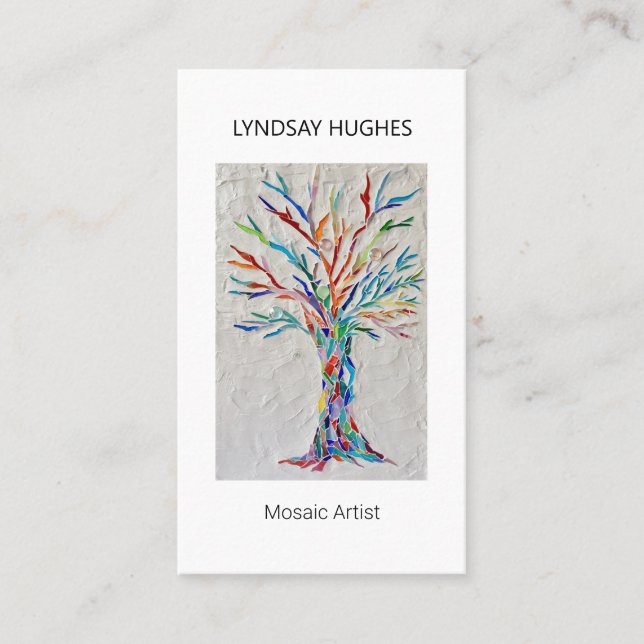 Craftsman Artist Business Card (Front)