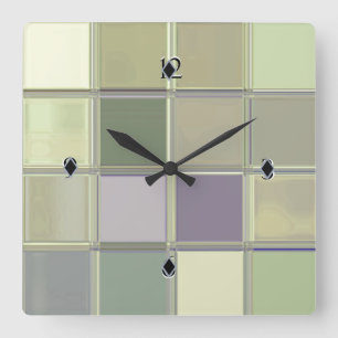 Craftsman Digital Art Sleek Acrylic Custom Clock