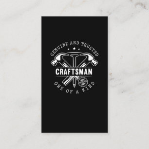 Craftsman Funny Craftsmen Humour Business Card