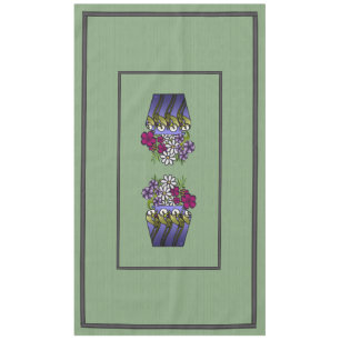 Craftsman Lily Vase 60" x 104" Tablecloth
