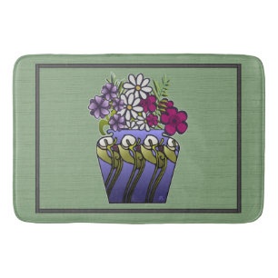 Craftsman Lily Vase  Bath Mat