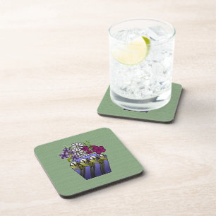 Craftsman Lily Vase Set of 6 Coaster