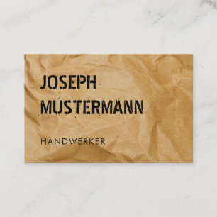 Craftsman Template Customize Business Card