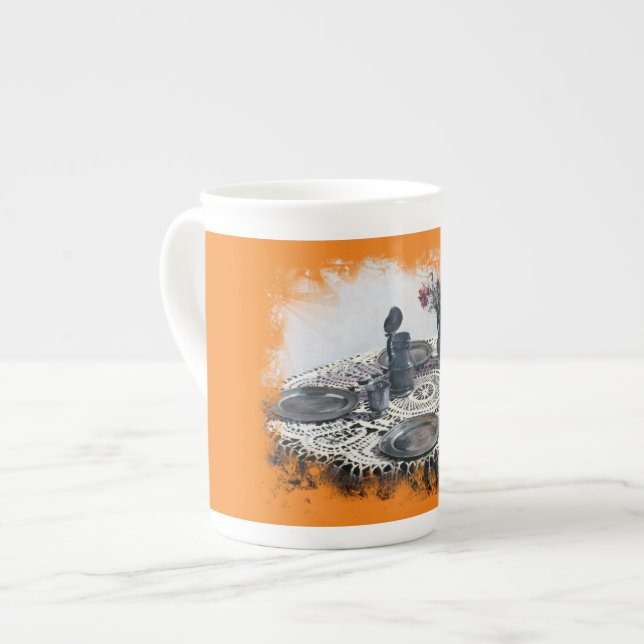 Craftsmanship Bone China Mug (Front Left)
