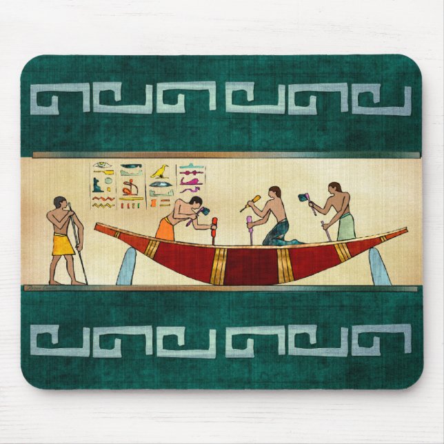 Craftsmanship Egyptian Folk Art Mouse Mat (Front)