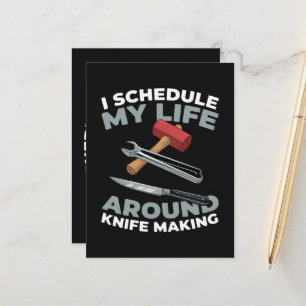 Craftsmanship Metalwork Announcement Postcard