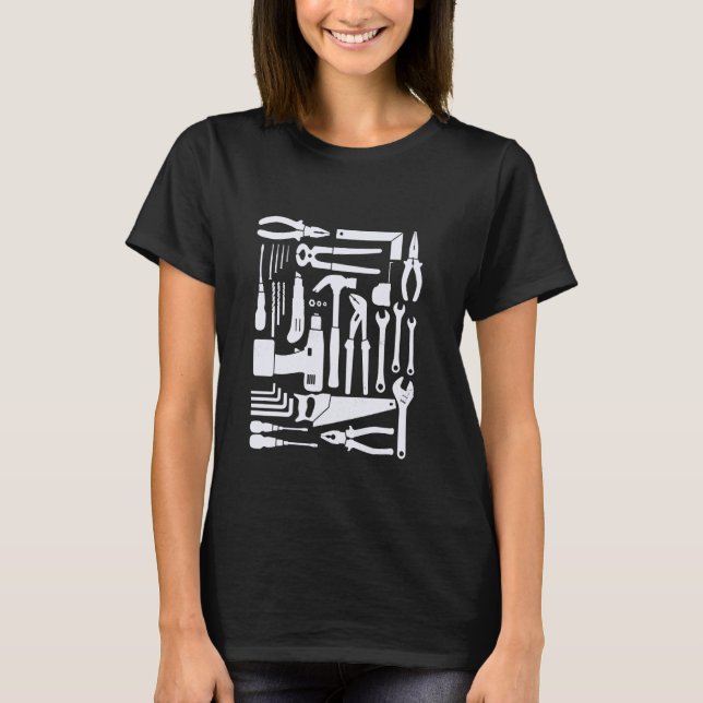 Craftsmen Hardware Tools Set Mechanic Engineer Han T-Shirt (Front)