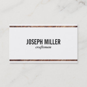 Craftsmen Wood Business Card