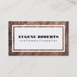 Craftsmen   Wood II Business Card