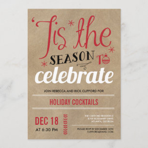 Crafty Celebration Holiday Party Invitation