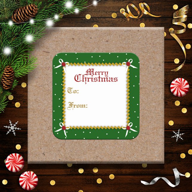 Crafty Christmas Gift Tag Sticker (Creator Uploaded)