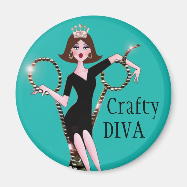 Crafty DIVA magnet (Front)