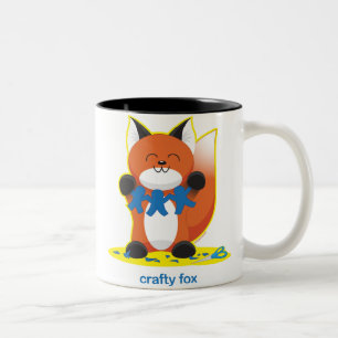 Crafty Fox Two-Tone Coffee Mug