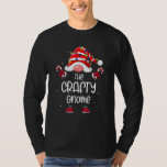 Crafty Gnome Family Christmas Pajama Crafty Gnome T-Shirt<br><div class="desc">Crafty Gnome Family Christmas Pajama Crafty Gnome</div>