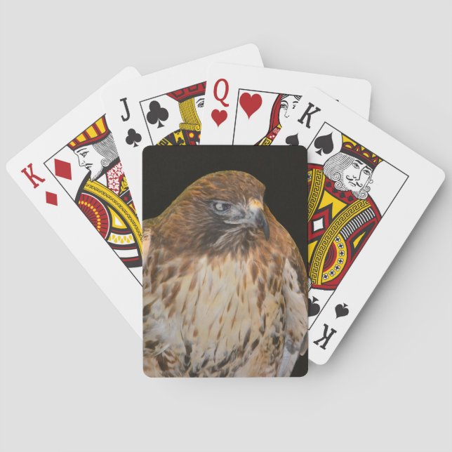 Crafty Hawk Playing Cards (Back)