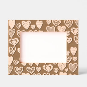 Crafty Hearts Etched Wooden Frame Engraved Frames