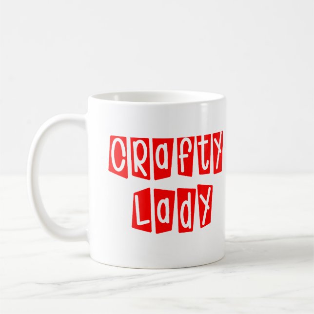 crafty lady Mug (Left)