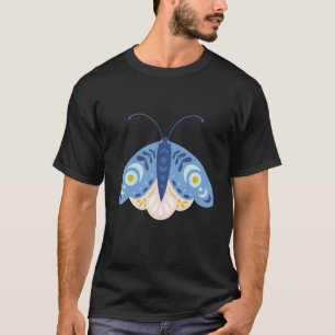 Crafty Moth Vintage Goth Horror Antisocial Butterf T-Shirt