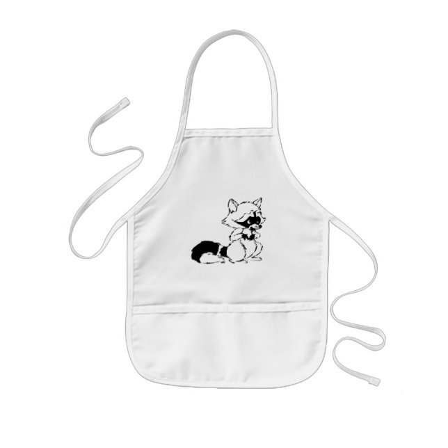 Crafty Racoon Kids Apron (Front)