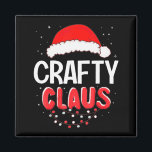 Crafty Santa Claus Christmas Matching Costume  Magnet<br><div class="desc">Crafty Santa Claus Christmas Matching Costume</div>