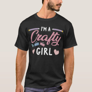 Crafty Scrapbooking Girl Book Lover T-Shirt