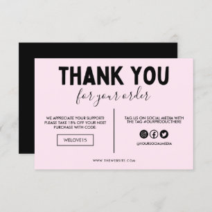 Crafty Thank you Media Insert