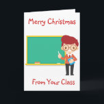 CRAFTY TREE FOR SPECIAL TEACHER AT CHRISTMAS HOLID HOLIDAY CARD<br><div class="desc">THIS CRAFTY TREE WILL PUT A SMILE ON "YOUR" TEACHER'S FACE THIS CHRISTMAS FOR SURE! THANK YOU FOR STOPPING BY ONE OF MY EIGHT STORES!!!</div>