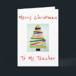 CRAFTY TREE FOR SPECIAL TEACHER AT CHRISTMAS HOLIDAY CARD<br><div class="desc">THIS CRAFTY TREE WILL PUT A SMILE ON "YOUR" TEACHER'S FACE THIS CHRISTMAS FOR SURE!</div>