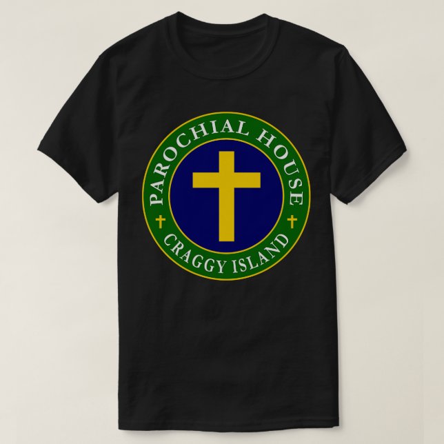 Craggy Island Parochial House T-Shirt (Design Front)