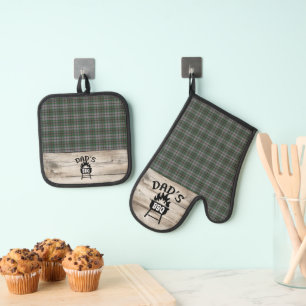 Craig Ancient Original Scottish Tartan Oven Mitt & Pot Holder Set