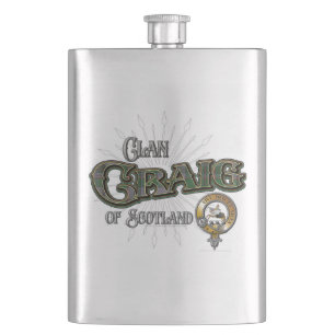 Craig Clan Hip Flask