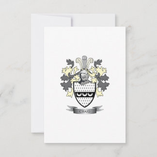 Craig Family Crest Coat of Arms