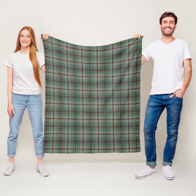 Craig Plaid Fleece Blanket (In Situ)