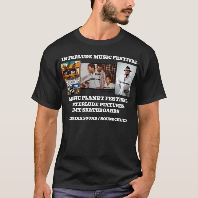 CRAIG ROSS. / TST. Basic Dark T-Shirt (Front)