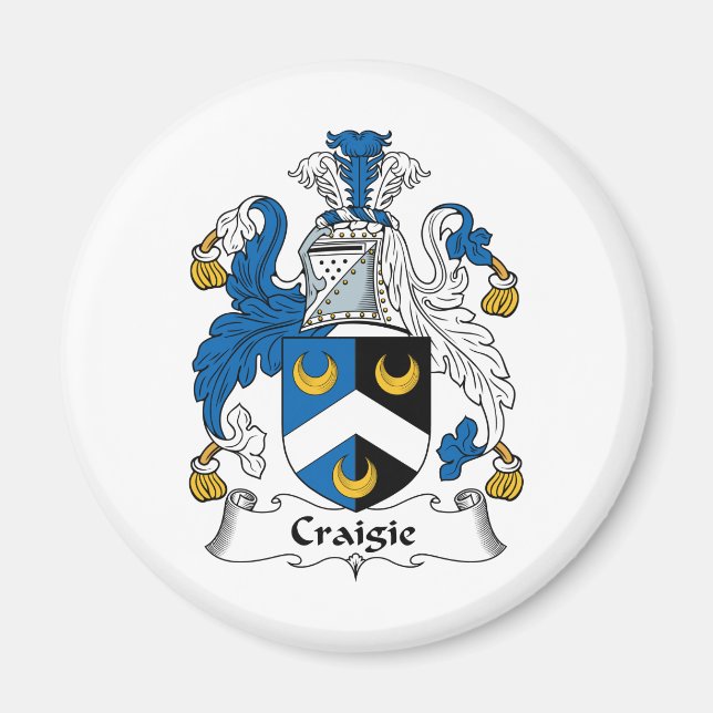 Craigie Family Crest Magnet (Front)