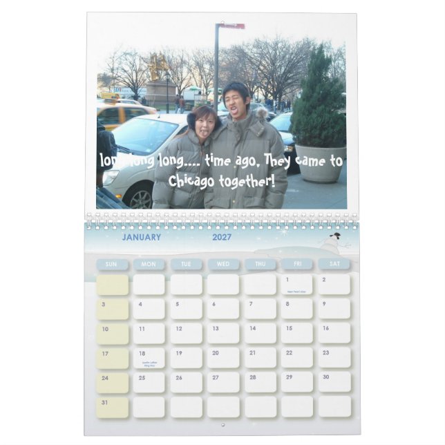 Craig's birthday gift--last one calendar (Jan 2027)