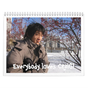Craig's birthday gift--last one calendar