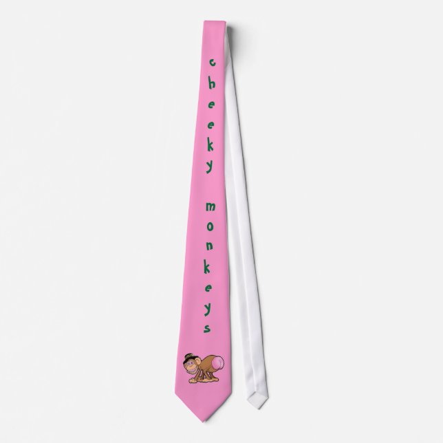 craig's cheeky monkeys tie (Front)
