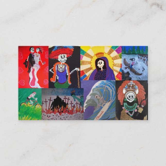 Craig's gallery collection business cards (Front)